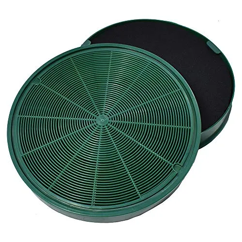 AllSpares Aktivkohlefilter für Dunstabzugshauben (2 St.) - Dunstabzugshaubenfilter, kompatibel mit AEG-Electrolux und Franke. Longlife-Filter für 3 Jahre saubere Luft, effektiv gegen Gerüche und spülmaschinengeeignet.