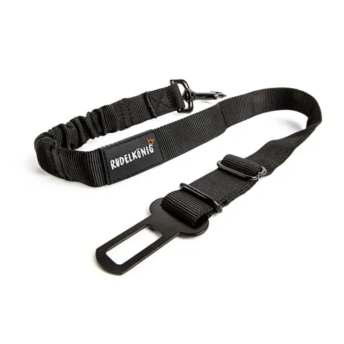 Rudelkönig Hundegurt fürs Auto in schwarz von Rudelkönig