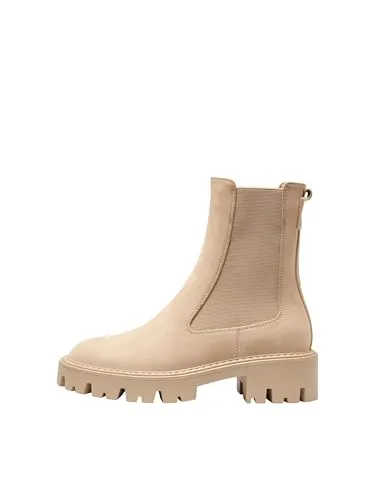 ONLBETTY-1 NUBUCK PU BOOT - NOOS - Wanderschuhe für Damen, robuster Look und ideal für Outdoor-Aktivitäten mit hohem Tragekomfort.