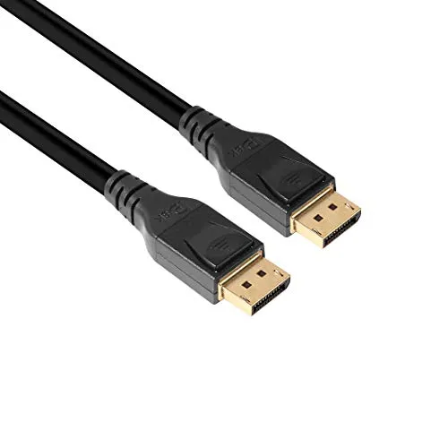 Club3D DisplayPort 1.4 Kabel 5m - 8K60Hz - Kabel/Adapter/USB - Hochgeschwindigkeits-DisplayPort-Kabel für beeindruckende 8K60Hz Auflösung und 32 Audio Kanäle, ideal für Gaming und Multimedia.