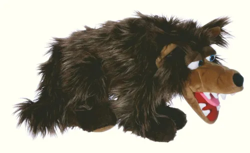 Living Puppets Handpuppe Rasputin der Wolf W445 - 50 cm groß, ideal für Kinder ab 3 Jahren und perfekt für kreatives Spielzeug