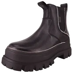 Buffalo Aspha Chelsea Zip Mid Boots Schwarz 40 von Buffalo