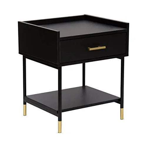 Atmosphera Nachttisch Tedy in schwarz von ATMOSPHERA CREATEUR D'INTERIEUR