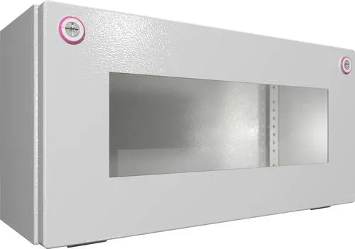 Rittal KX 1610.000 Installations-Gehäuse - Wand-Gehäuse 400 x 155 x 200 mm, IP 65 Schutzart mit Sichtscheibe und flexibler Montagemöglichkeit
