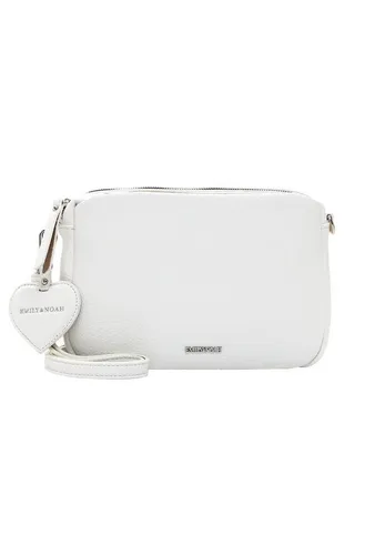 EMILY & NOAH Umhängetasche E&N Enie, white 300 - Stylische Umhängetasche aus hochwertigem Synthetik mit Echtleder-Optik, ideal für jeden Anlass. Praktischer Reißverschluss und verstellbarer Schulterriemen sorgen für höchsten Komfort.