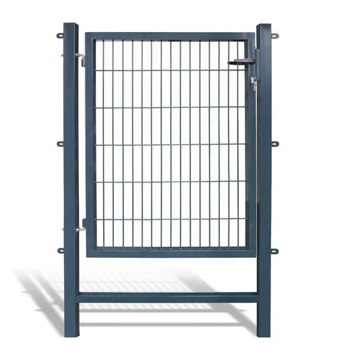 Gartentor EASY 1000x1200mm - Abschließbares Fußgängertor - Gartentor für Doppelstabmattenzaun, korrosionsbeständig und wetterdicht, ideal für Sicherheit und Langlebigkeit im Garten.
