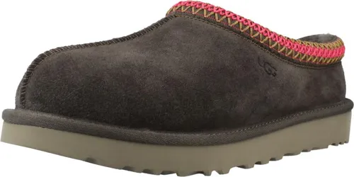 UGG Unisex TASMAN II Hausschuh - Komfortabler Homeslipper in Grau (38 EU) - Kuscheliger Hausschuh mit Lammfell-Innenfutter für angenehmen Tragekomfort. Ideal für entspannte Stunden zu Hause und stylisch mit ethno-Optik. Fällt klein aus, bitte eine Größe größer bestellen.