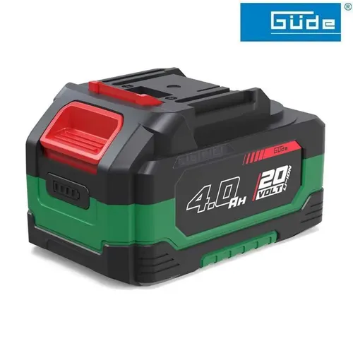Güde Akkupack AP 20-40.2 20 Volt, 4,0 Ah - Werkzeugakku für Akku Rasenmäher 95850, leistungsstark und langlebig für effizientes Mähen ohne Kabelsalat.