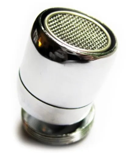 Verchromt Messing Einstellbare Schwenkhahn Zapfhahnauslauf Luftsprudler M24 Außengewinde 24mm