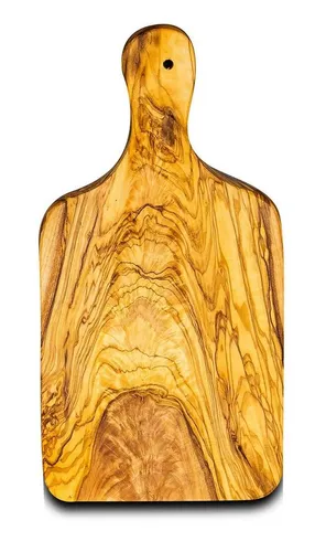 Levandeo® Schneidebrett, Schneidebrett Olivenholz Holz ca. 26cm Küchenbrett Brotzeit