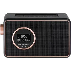 Albrecht DR 750 Digitalradio - DAB+ und UKW Empfang, Musik-Streaming und tragbarer Akku für flexiblen Musikgenuss überall.