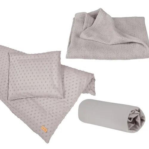 Roba Geschenkset Schlafen klein Lil Planet - Baby Bettwaren: Hochwertige Organic Bio-Bettwäsche in modernem Design, GOTS und OEKO-TEX 100 zertifiziert, ideal für einen gesunden Schlaf Ihres Babys.