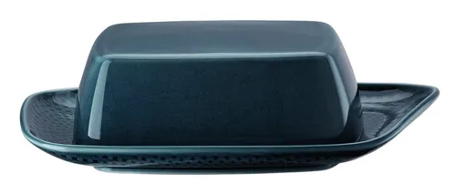 Rosenthal Junto Ocean Blue Butterdose 250 g - Elegantes Porzellan - Butterdose aus hochwertigem Porzellan, stilvolles Design in Ocean Blue, ideal für die geschmackvolle Präsentation von Butter.