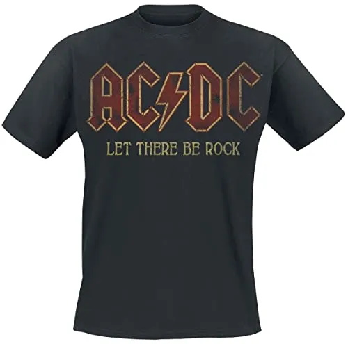 AC/DC Sounds Light Drums Guitar T-Shirt schwarz XL - Offizielles Band-Merch für echte Fans! Doppelseitiges Design und strapazierfähiger Druck machen dieses T-Shirt zum perfekten Begleiter für Musikliebhaber. Hoher Tragekomfort dank 100% Baumwolle.