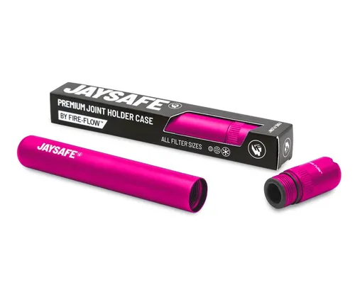 Jaysafe Joint Holder Case der Extraklasse Pink von FIRE-FLOW
