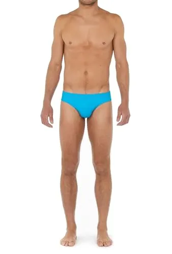 Hom Badehose Sea Life blau 2XL - Herren-Bademode in stilvollem Blau, ideal für Strand und Schwimmbad; aus schnelltrocknendem Material für optimalen Komfort.
