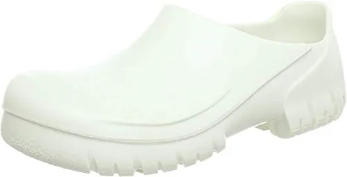 BIRKENSTOCK Professional A 640 Clogs - Weiß - Herren Medizin, Pflege & Gastronomie Clogs mit Polyurethan und Stahlkappe, auswechselbarem Korkfußbett und waschbar bei 60°C, ideal für den intensiven Einsatz.