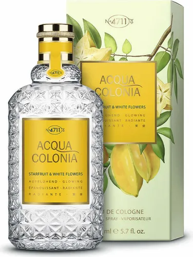 4711 Acqua Colonia Starfruit & White Flowers Eau de Cologne 170 ml - Unisex Duft mit eleganter Note, ideal für Klassik-Liebhaber. Erleben Sie die fruchtige Frische und florale Leichtigkeit, die seit 2022 begeistert.