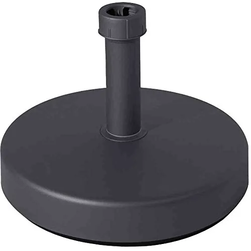 HELCOSOL Schirmständer, Kunststoff, 25 kg, befüllbar, Schirmstöcke Ø 21-54 mm silber(anthrazit)