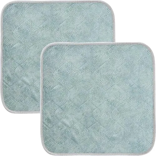 Erwin Müller Inkontinenz Sitzauflage 2er-Pack grau/blau Größe 45x45 cm