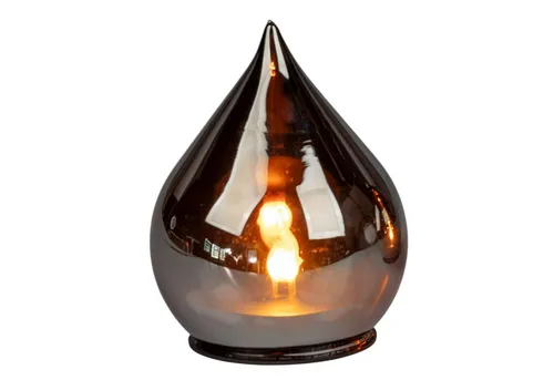 Kremers Schatzkiste LED Deko-Tropfen 13 cm – Farbglas mit Timer