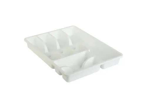 Engelland Besteckkasten Besteckeinsatz für Schubladen 30 cm (Vorteils-Set, 1 St., 38 x 29 x 5 cm), BPA-frei, robuster PP-Kunststoff, für alle handelsüblichen Schubladen