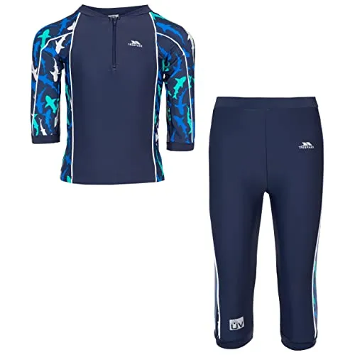 Trespass Kinder Smiley Badeanzug mit Hai-Print, 11/12 Jahre von Trespass