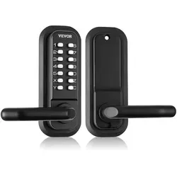VEVOR Schlüsselloses Türschloss mit Mechanischem Codeschloss - Türsicherungen mit mechanischem Aufbau, wasserdicht und rostbeständig, ideal für Garagen, Hotels und Büros – kein Aufladen nötig!