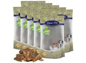 Lyra Pet® Rinderherz 10 kg - Hundefutter - Leckerer, magerer Kausnack für Hunde, 100% reines Naturprodukt, schonend getrocknet, ideal für artgerechte Fütterung und lange Kauzeiten.
