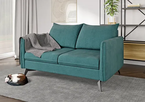S-Style 2-Sitzer Sofa Azalea in blau von S-Style Möbel