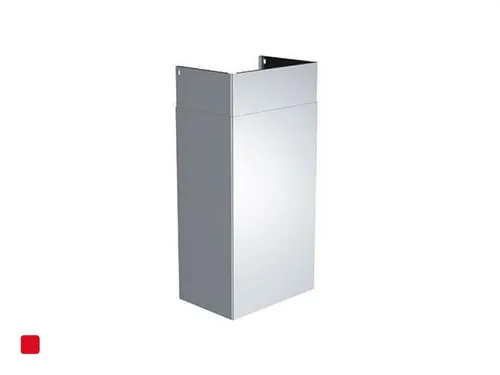 Franke 112.0197.447 Teleskopschacht Edelstahl - 98 cm für Ab- und Umluftbetrieb, ideal für flexible Dunstabzugslösungen