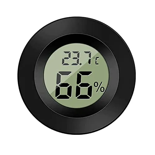 ZHITING Hygrometer Innen Mini LED Digtal Temperature Luftfeuchtigkeitsmesser für basement, babyroom, Home, Office, -50℃ ~+70℃