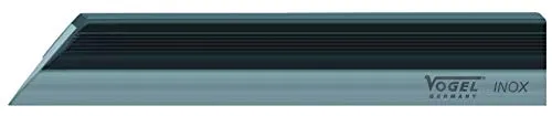 Vogel Haarlineal 310308 - 300 mm - Präzisionsmessgerät aus rostfreiem Stahl, ideal für Lichtspaltverfahren und ausgestattet mit Handwärmeschutz für komfortables Arbeiten.