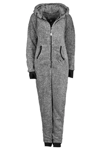 Eight2Nine Fleece Overall mit Öhrchen, dark-grey in grau von Eight2Nine
