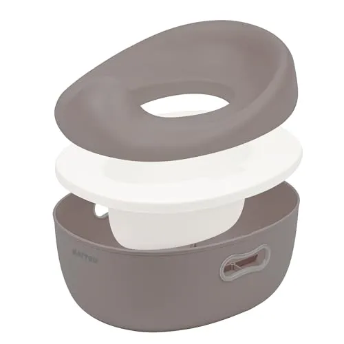 Nattou Lerntöpfchen CARE POTTY 3 in 1 taupe
