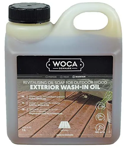 WOCA Außen Ölwäsche Exterior Wash-In Oil 1,0 Liter
