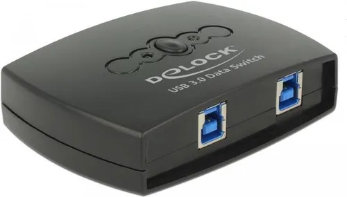 Delock USB 3.0 Sharing Switch 2 - 1 - USB-Hubs, ermöglicht die einfache gemeinsame Nutzung von 2 USB-Geräten mit SuperSpeed 3.0 für blitzschnelle Datenübertragungen.