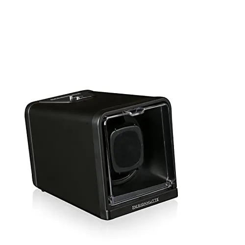 DESIGNHÜTTE® Uhrenbeweger Urban Schwarz für 1 Automatikuhr von DESIGNHÜTTE