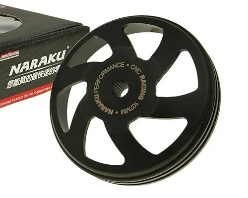 Kupplungsglocke Naraku V.2 CNC für Piaggio, Peugeot, Kymco, SYM, GY6 107mm