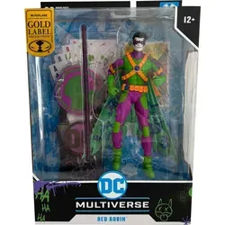 McFarlane Toys DC Multiverse Red Robin Actionfigur - Actionfigur von Red Robin aus der New 52-Reihe, ca. 18 cm groß mit beweglichen Gelenken für dynamische Posen. Ideal für Sammler und Fans von DC Comics.