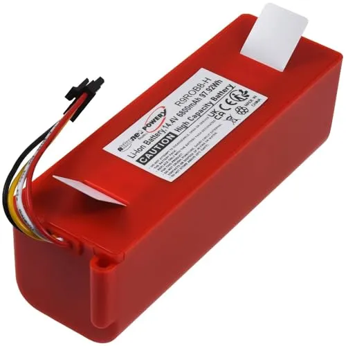 Powery Powerakku für Roborock S502-00 Staubsauger-Akku 6800 mAh - Batterien & Akkus, leistungsstarker Li-Ion Akku mit 6800 mAh für längere Laufzeiten und optimale Reinigungsergebnisse.