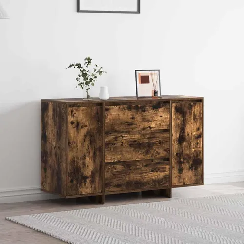 vidaXL Sideboard Räuchereiche 120x41x75 cm