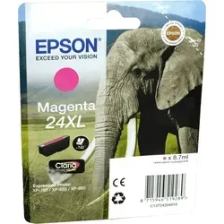 EPSON 24XL T2433XL magenta Druckerpatrone - Original Claria Photo HD Ink, brillante Farben für hochwertige Fotos und Dokumente