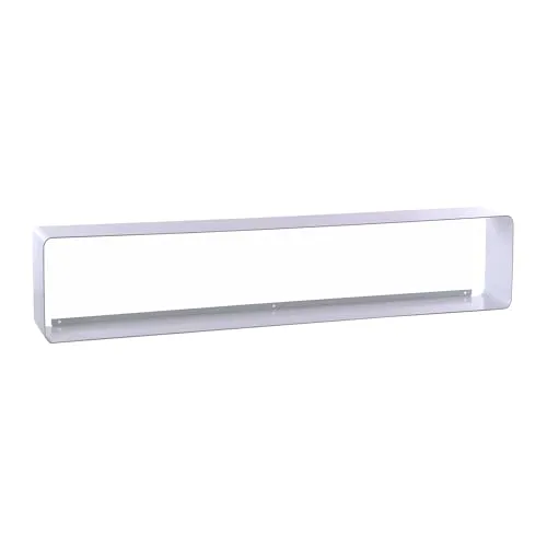 Lounge Design CD Regal Cube - Retro Wandboard 80 cm - Schweberegale im 60er 70er Jahre Stil, aus robustem lackiertem Metall. Platz für 70 CDs oder kreative Deko. Ideal für stilvolle Wohnräume, auch kombinierbar mit anderen Modellen!