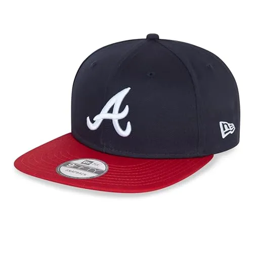 New Era Atlanta Braves MLB Essentials Navy Red 9Fifty Snapback Cap - M - L