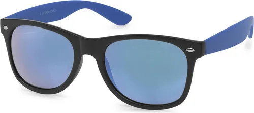styleBREAKER Uni Nerd Sonnenbrille mit verspiegelten oder getönten Gläsern, klassisches Retro Design 09020039