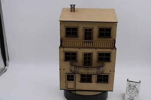 AT-BA Modellbau 220030 Slotcar-Deko Haus Variante 2