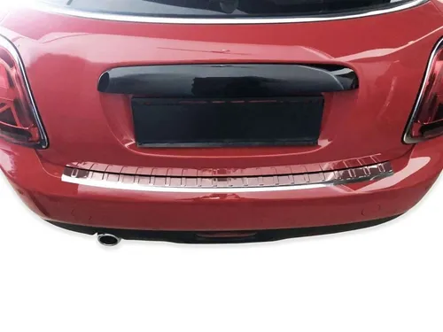 RECAMBO Ladekantenschutz für MINI F55 F56 F57 - Abdeckblenden mit exklusiver Optik und praktischem Schutz. Schützen Sie Ihren Lack vor Kratzern und Witterungseinflüssen mit 100% passgenauem V2A Edelstahl und einfacher Montage.