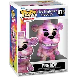 Funko Pop! Games: Five Nights at Freddy's Tiedye - Freddy Fazbear - Chibi Figuren, ca. 9,5 cm groß, aus hochwertigem Vinyl - perfektes Geschenk für FNAF-Fans und Sammler!