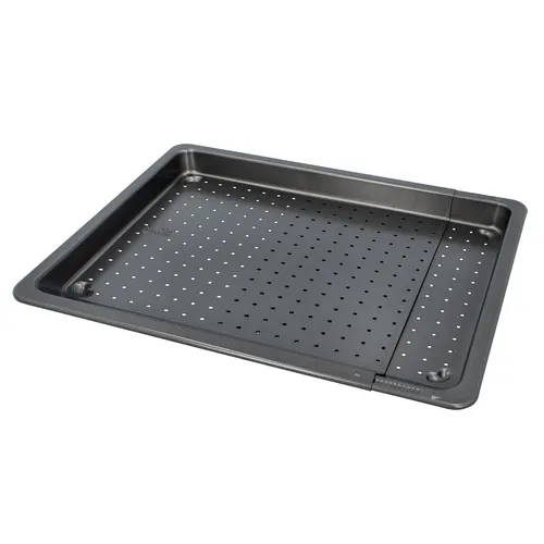 Birkmann Backblech Laib & Seele, anthrazit - Küchenhelfer: Rechteckiges Backblech, antihaftbeschichtet und größenverstellbar für perfekte Backergebnisse.